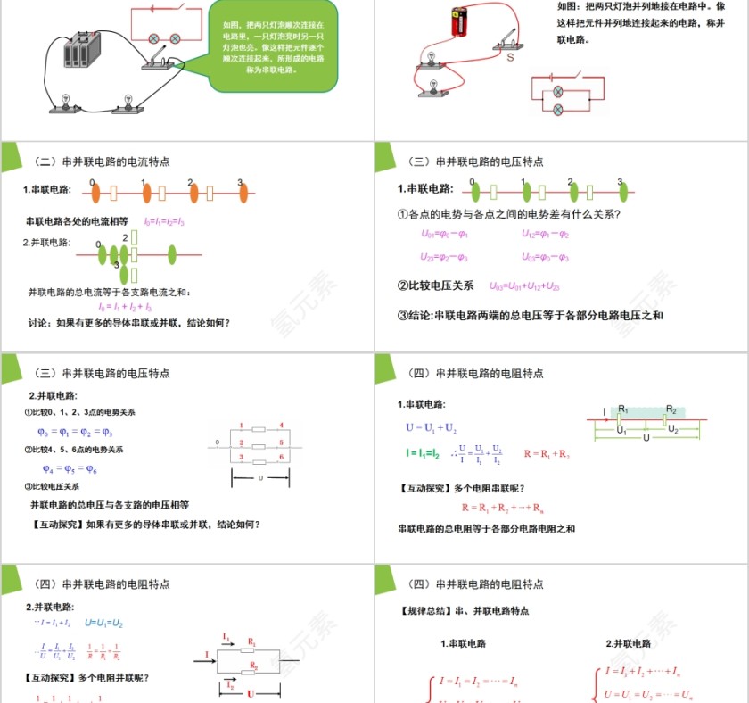 《串联电路和并联电路》人教版高中物理选修3-1PPT课件第2张