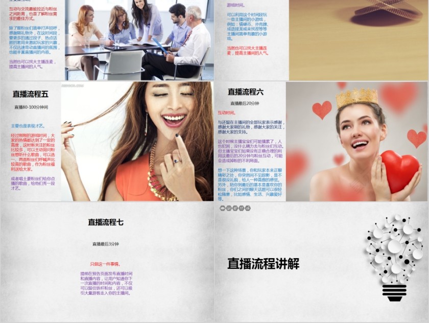 主播培训直播流程讲解PPT模板第2张