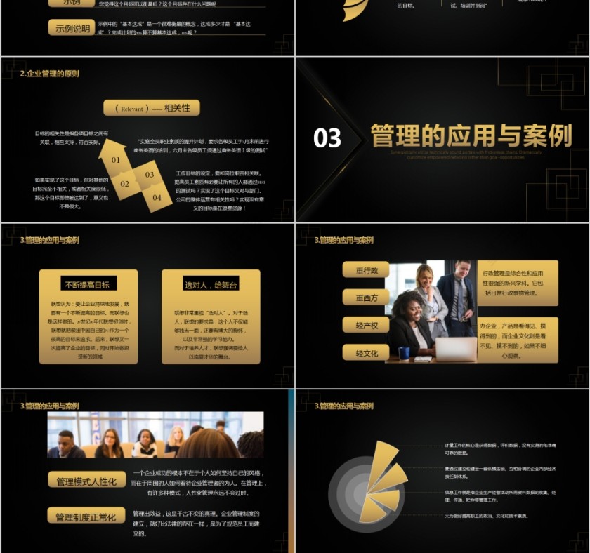简约企业管理基础知识PPT模板第3张