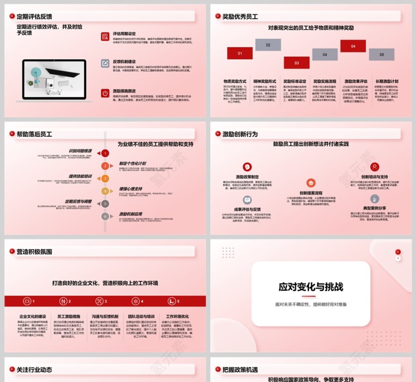 简约风2025新年工作计划PPT模板第5张