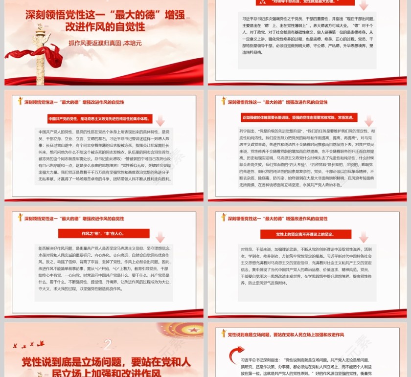 抓作风要返璞归真、固本培元 党课教育学习ppt第2张