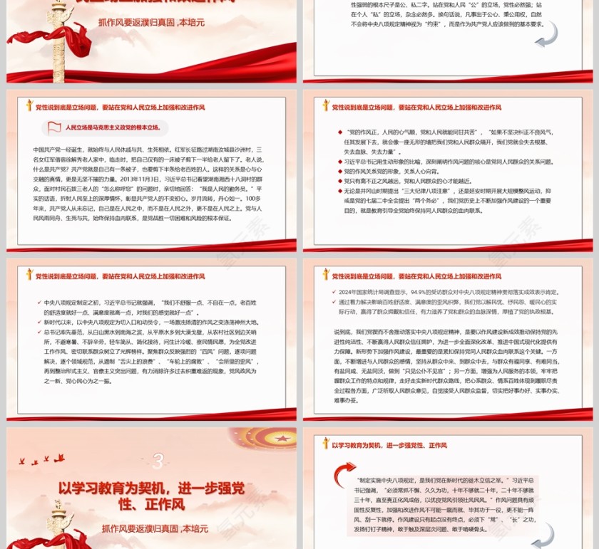 抓作风要返璞归真、固本培元 党课教育学习ppt第3张