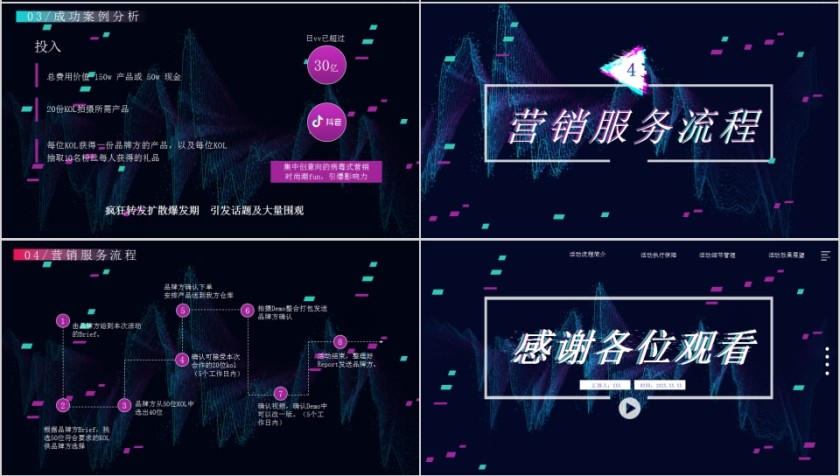 商务大气抖音营销方案PPT模板第4张