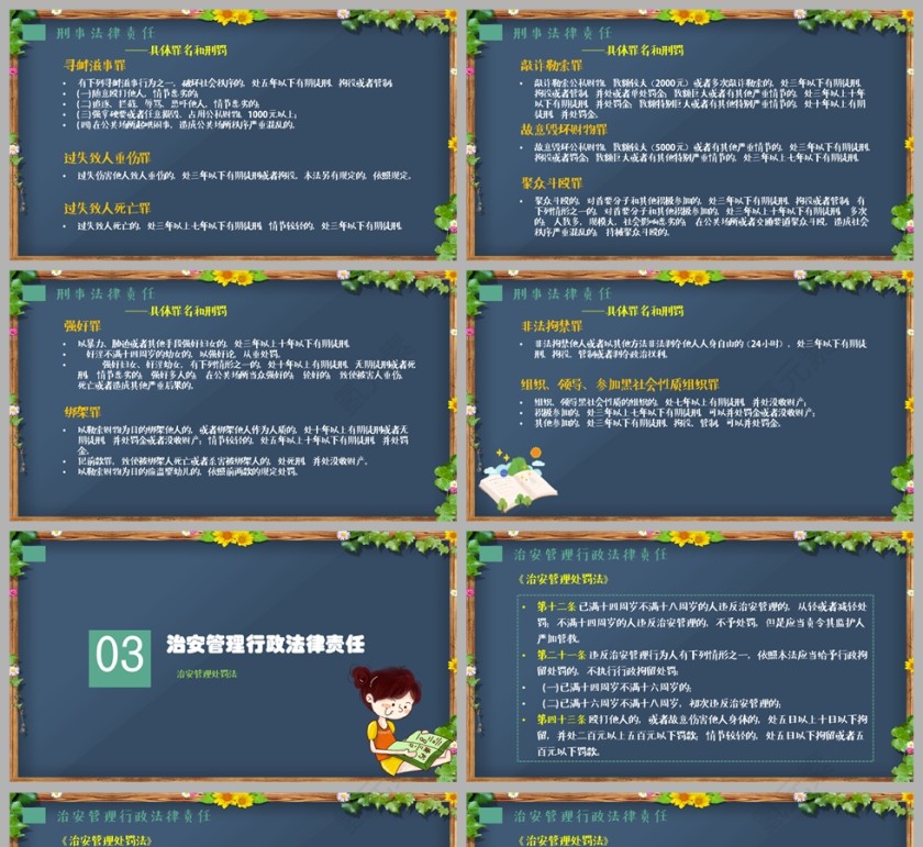 中小学生学法制教育知识讲解PPT课件模板——氢元素第5张