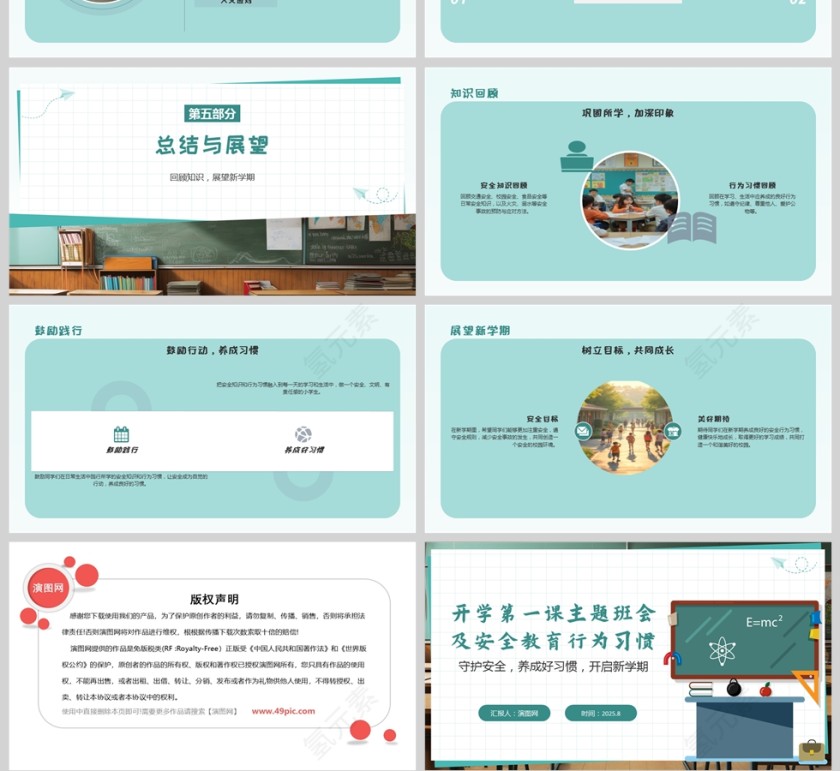 开学第一课主题班会及安全教育行为习惯课件PPT第4张
