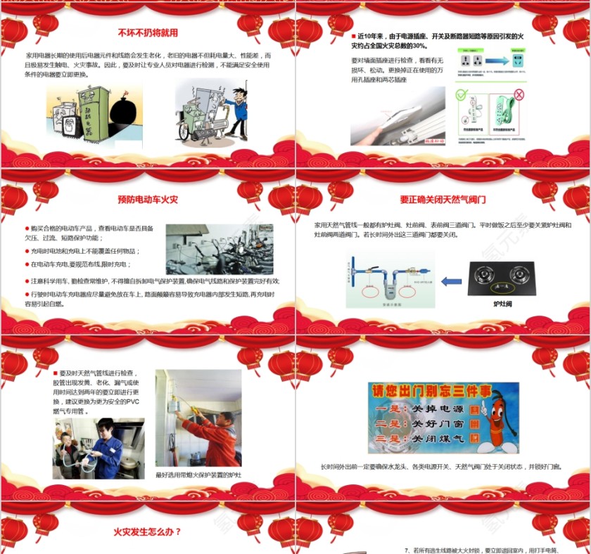 春节前安全教育PPT模板第4张