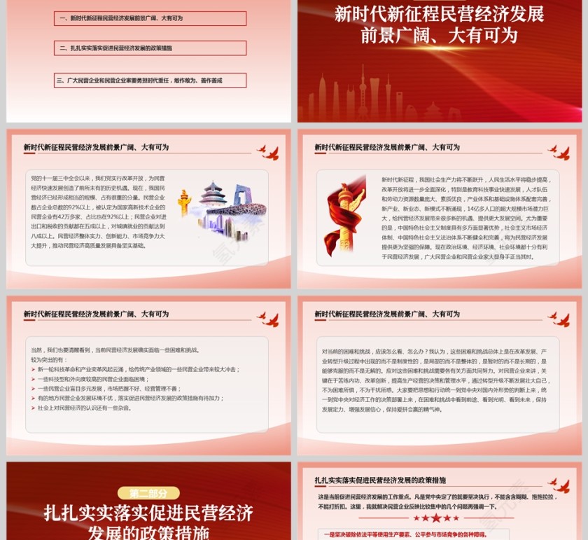 习近平在出席民营企业座谈会并发表重要讲《促进民营经济健康发展、高质量发展》课件PPT第2张