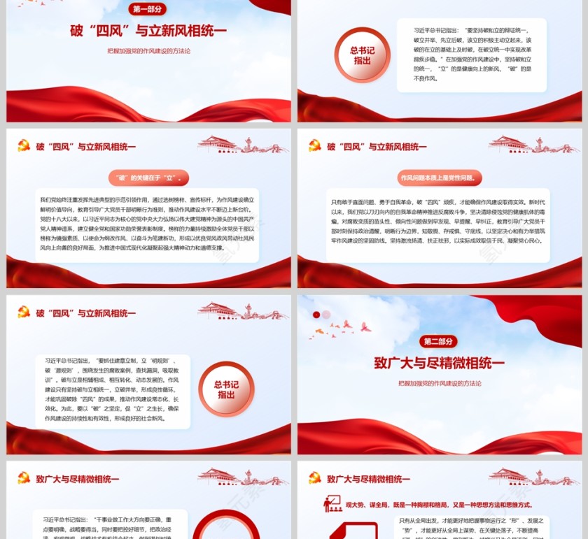 把握加强党的作风建设的方法论教育党课ppt第2张