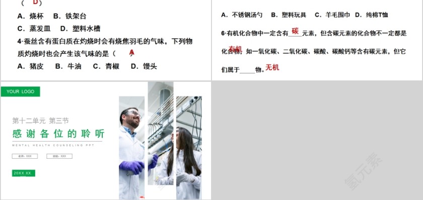 《有机合成材料》人教版九年级化学PPT课件第5张