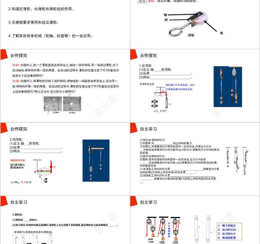 《滑轮》人教版八年级物理PPT课件第2张
