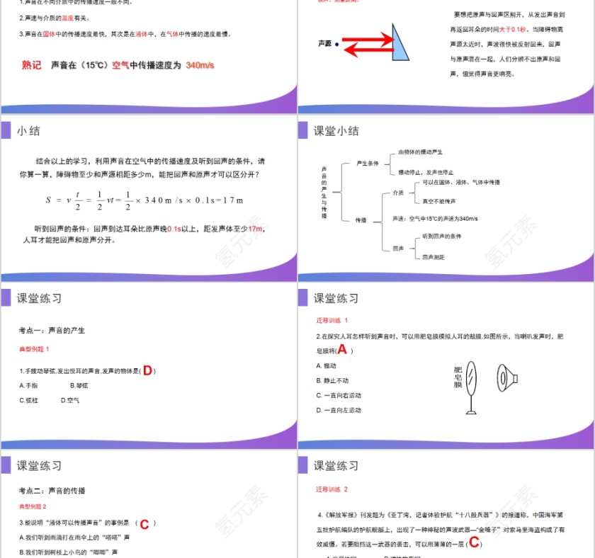 《声音的产生和传播》人教版八年级物理PPT课件第5张