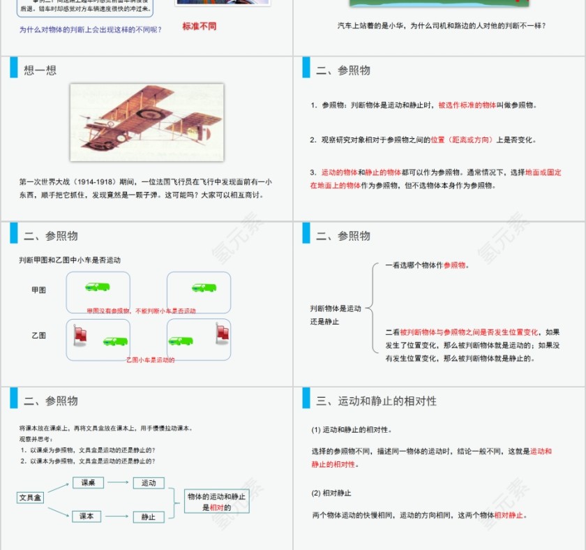 《运动的描述》人教版八年级物理PPT课件第3张