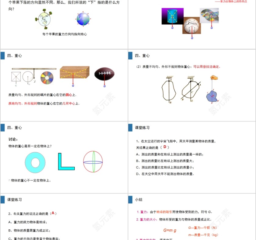 《重力》人教版八年级物理PPT课件第5张