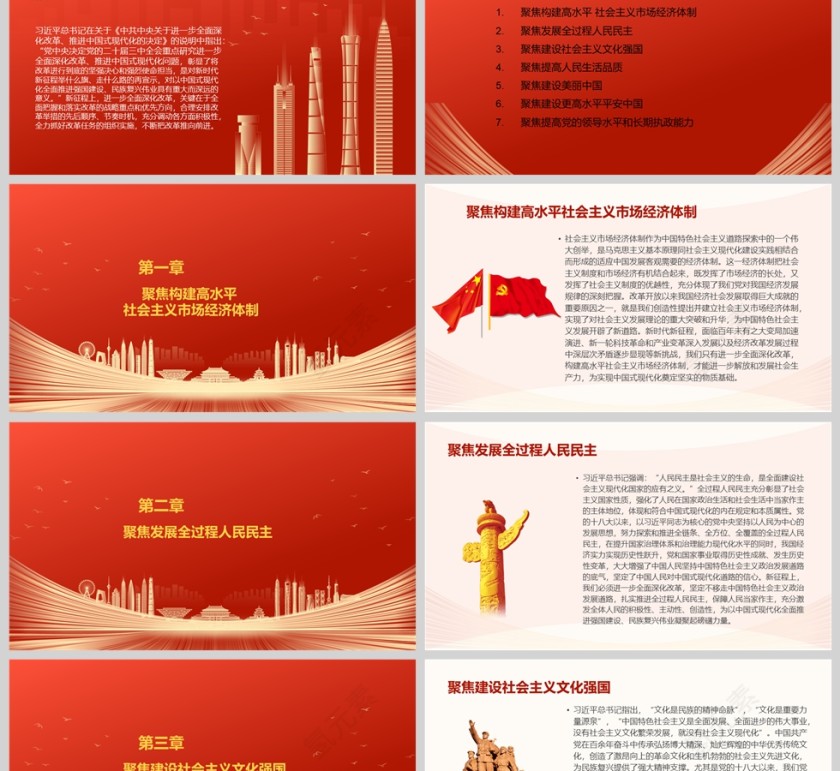 深刻把握推进中国式现代化的战略重点PPT党课模版第2张