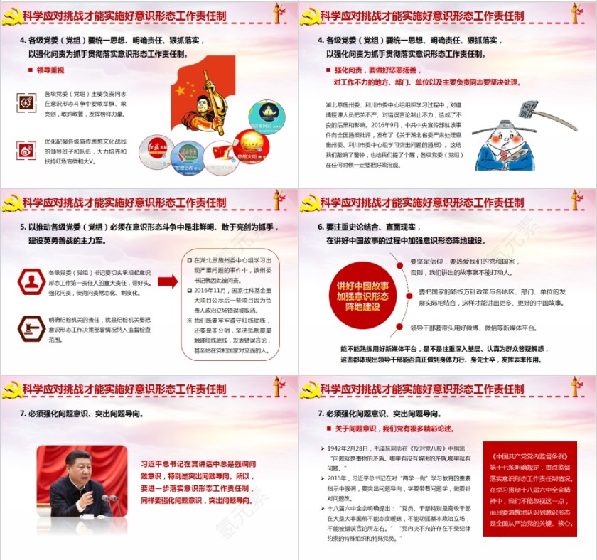 在应对挑战中实施好意识形态工作责任制PPT第8张