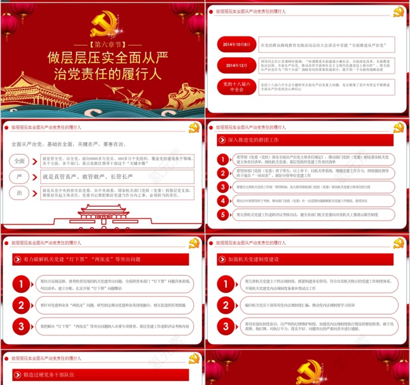 强化政治机关意识走好第一方阵党委（党组）落实全面从严治党主体责任规定专题党课第7张