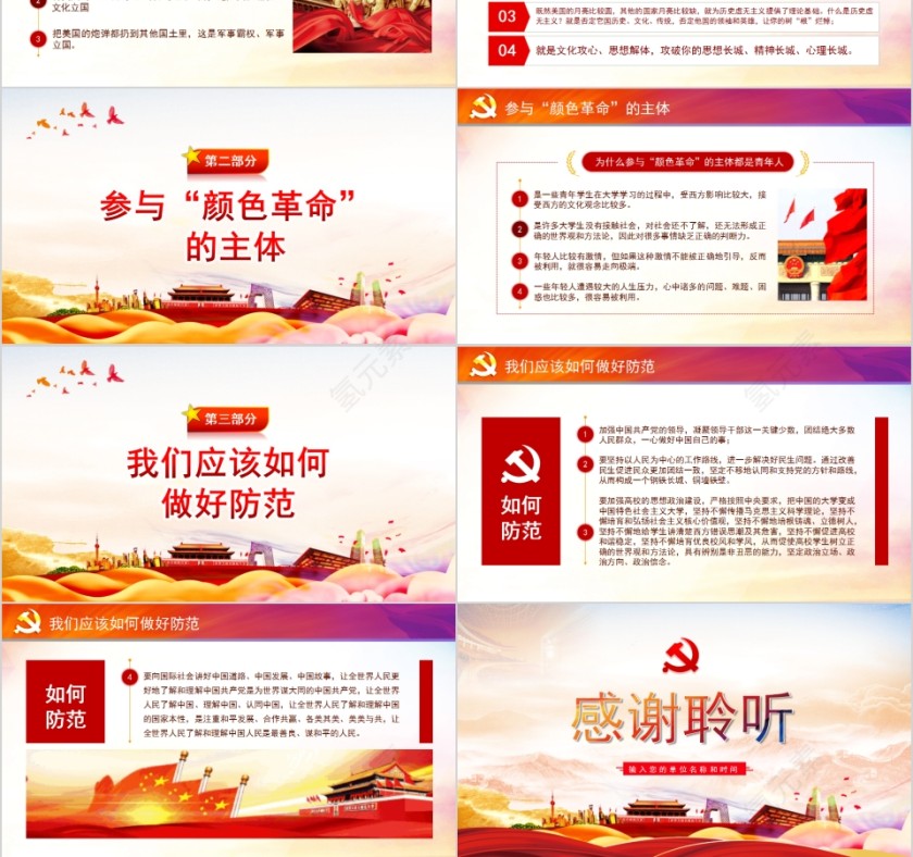 关于“颜色革命”一场关于西方国家的阴谋PPT第3张