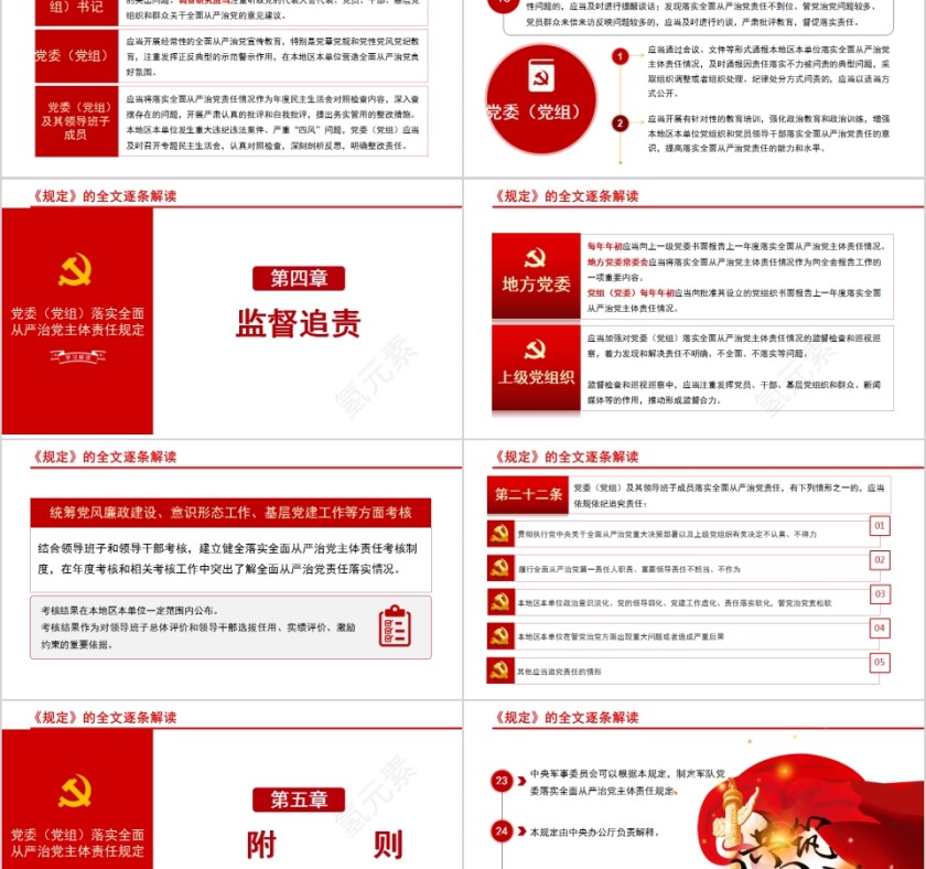 党委（党组）落实全面从严治党主体责任规定第5张