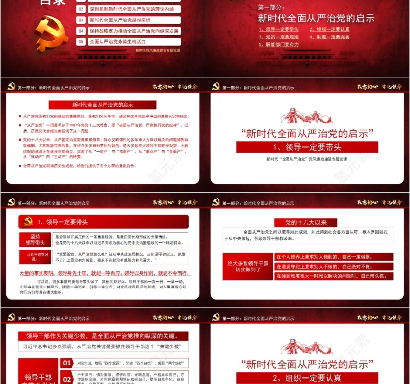 不忘初心牢记使命新时代党风廉政建设专题党课PPT第2张