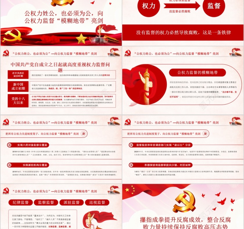 加强监督从严治党专题党课PPT第2张