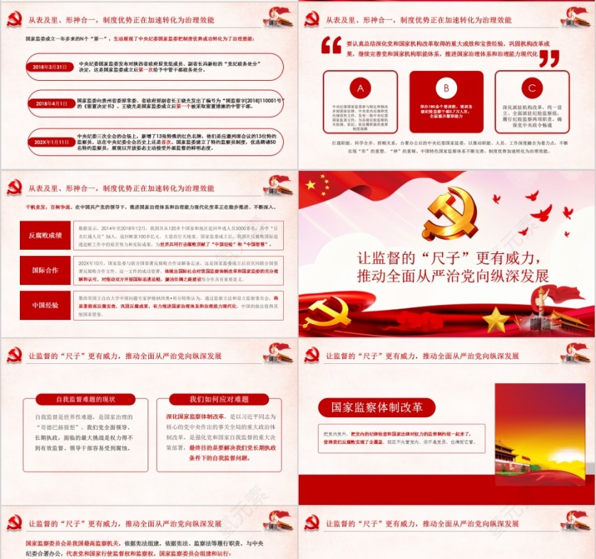 加强监督从严治党专题党课PPT第4张