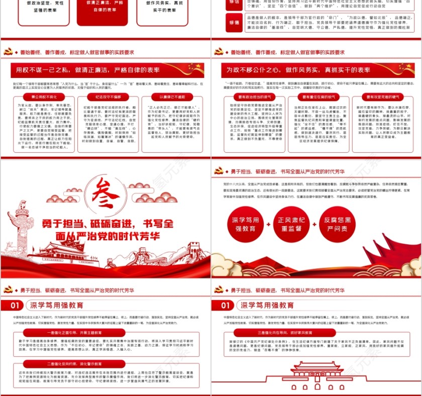 廉洁自律党课党性修养之路纪检监察专题党课PPT第3张