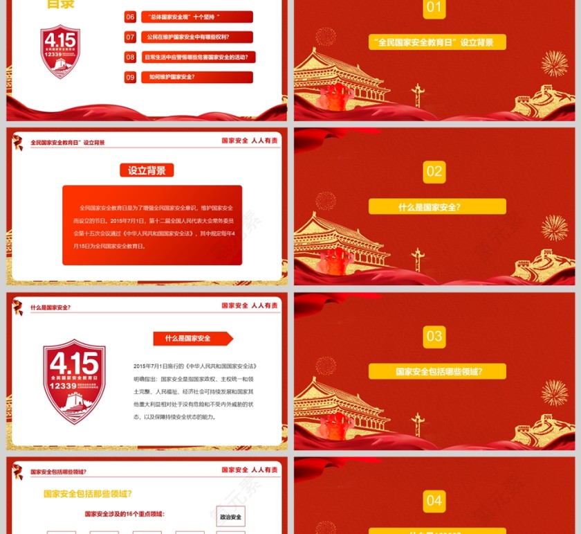4.15全民国家安全教育日树立国家安全意识维护专题课件PPT第2张