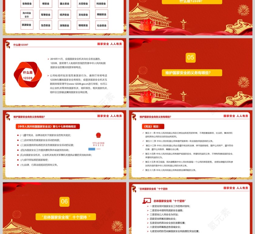 4.15全民国家安全教育日树立国家安全意识维护专题课件PPT第3张