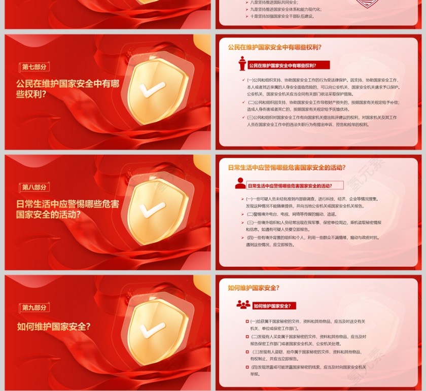 2025年第十个全民国家安全教育日主题班会课件PPT第4张