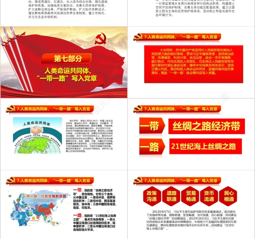 学习十九大对党章的十项重要修改PPT第6张