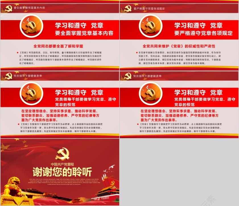 中国共产党章程全方位解读PPT第13张