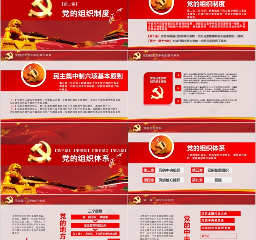 中国共产党章程全方位解读PPT第8张