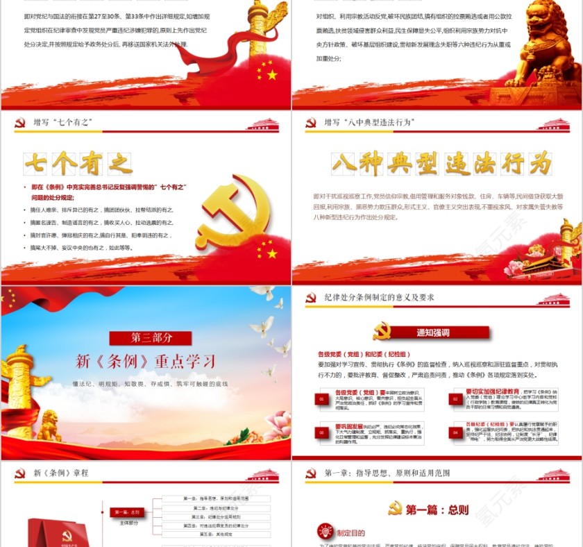 中国共产党纪律处分条例PPT第4张