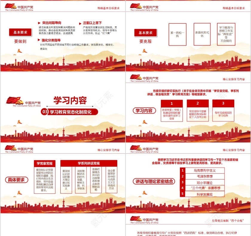 推进两学一做学习教育常态化制度化PPT第4张