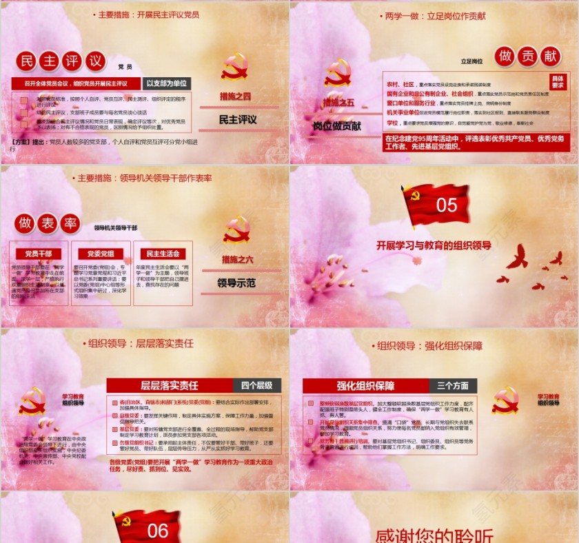 中国共产党两学一做学党章党规做合格党员PPT第4张