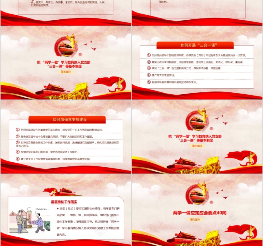 两学一做学习教育活动常态化制度化党员党务基本知识学习课程第6张