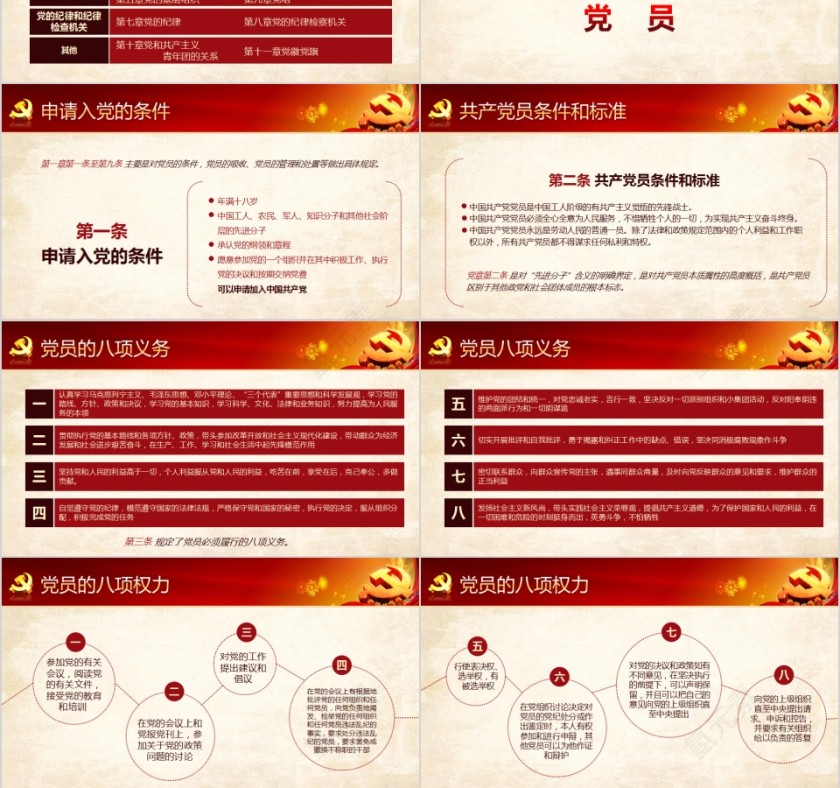 中国共产党章程新党章党课学习PPT第6张