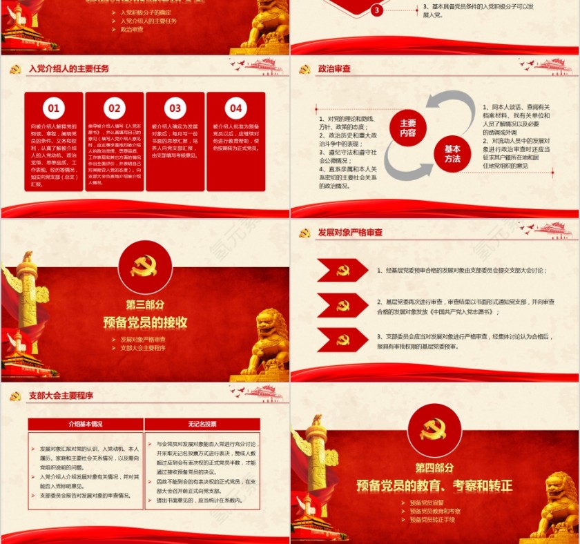 党员发展入党流程培训PPT第3张