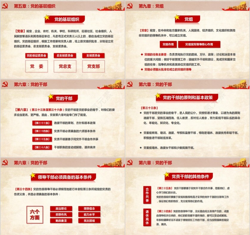 中国共产党章程学习解读PPT第9张