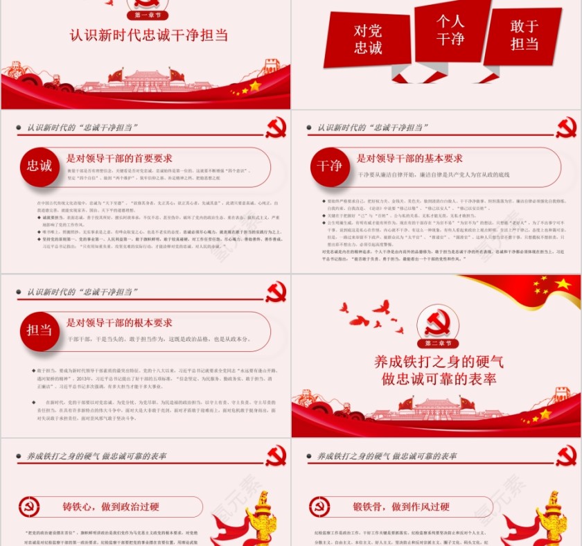 纪检监察干部做新时代忠诚干净担当的表率PPT第2张