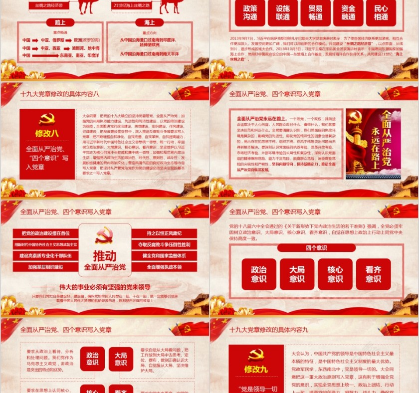 学习解读十九大党章修改内容PPT第8张