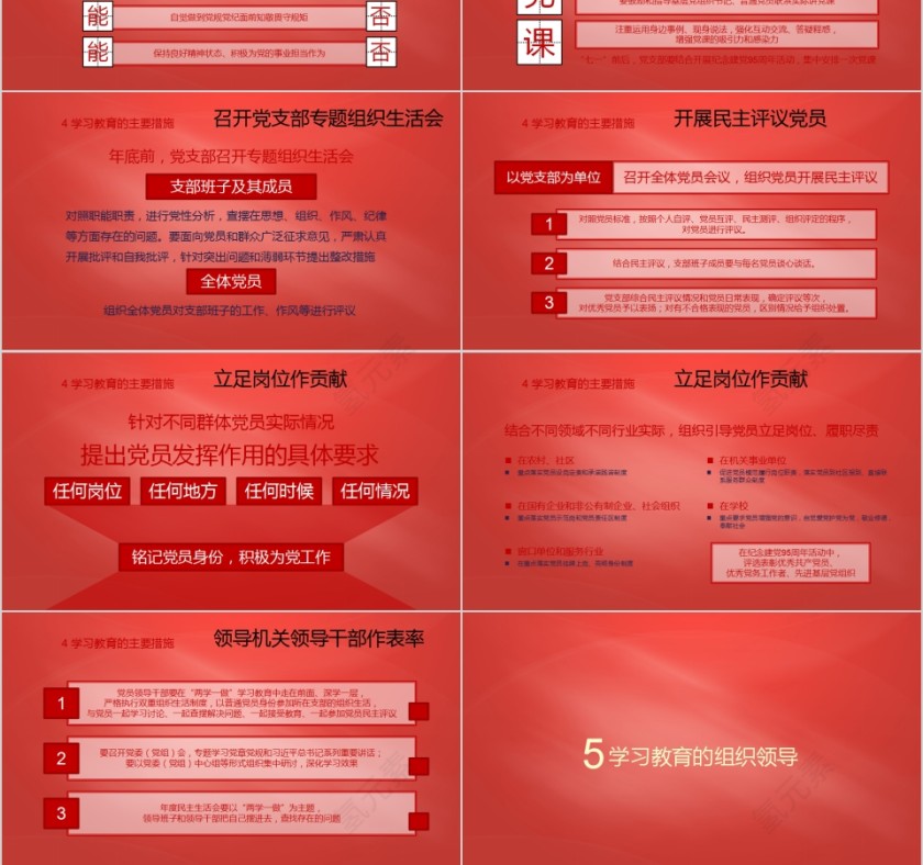 “两学一做”学习教育专题党课PPT第6张