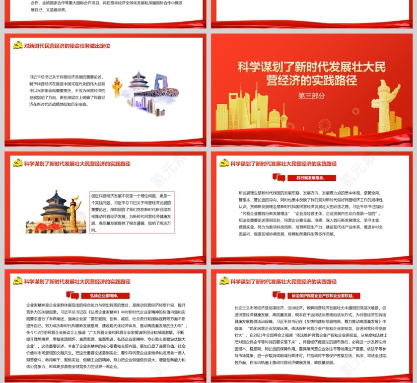 2025《推进民营经济高质量发展》党员干部学习教育专题党课ppt第4张