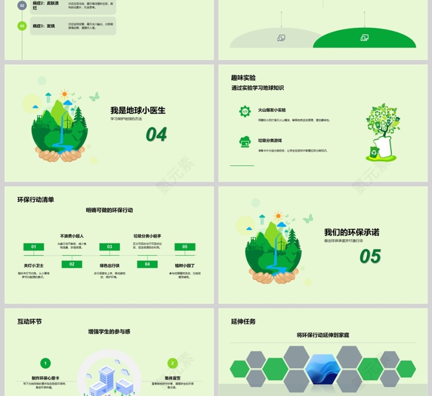 《童心守护地球家园》世界地球日主题教育课件PPT第3张