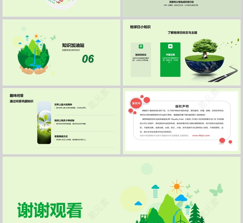 《童心守护地球家园》世界地球日主题教育课件PPT第4张