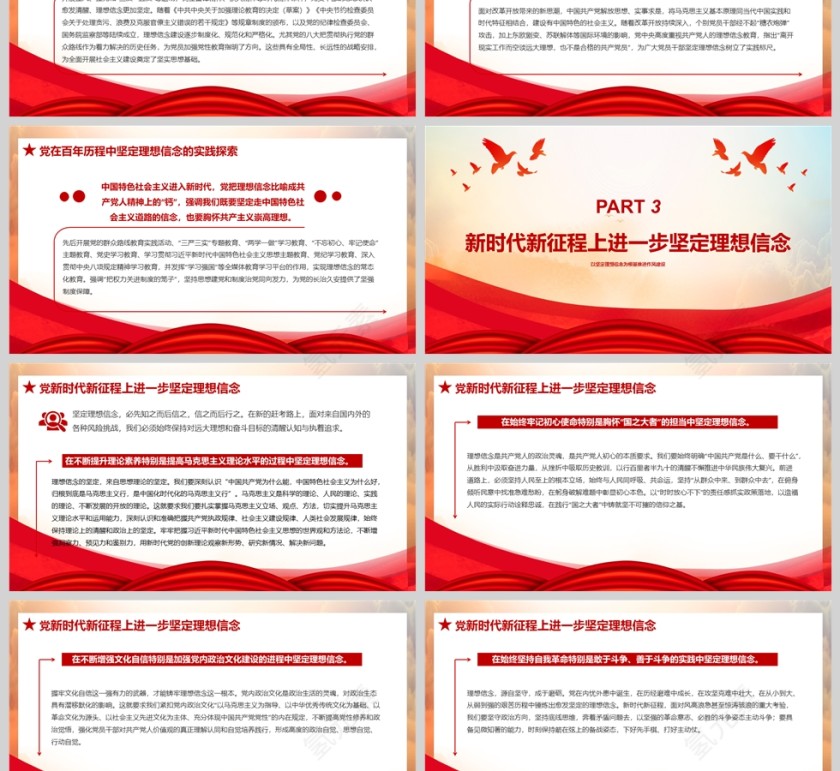 2025《以坚定理想信念为根基推进作风建设》党课学习ppt第3张