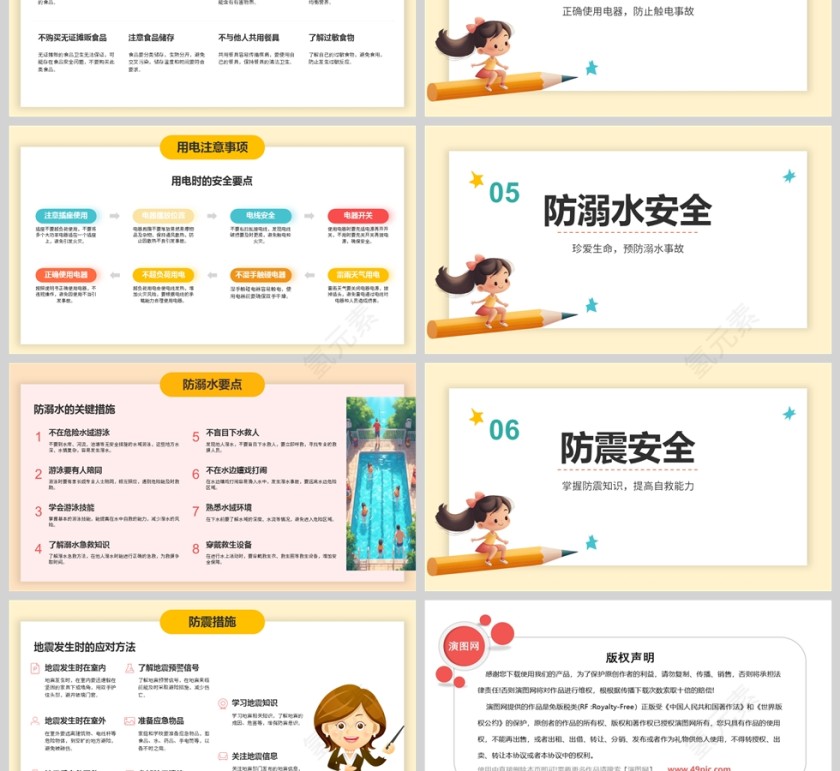 新学期新气象小学生开学第一课安全教育课件PPT第3张