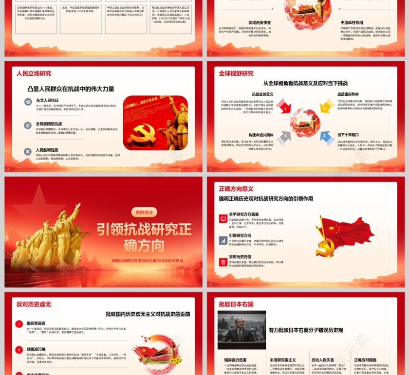 《铭记抗战历史 弘扬伟大精神》深入开展中国人民抗日战争研究课件PPT第3张