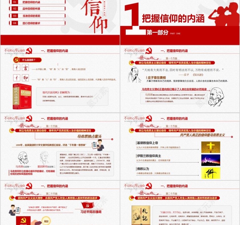 品味信仰的味道做合格共产党员不忘初心牢记使命主题教育党支部党委党组专题党课第2张