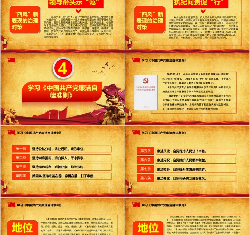 新时代如何加强党风廉政建设廉政廉洁PPT第6张